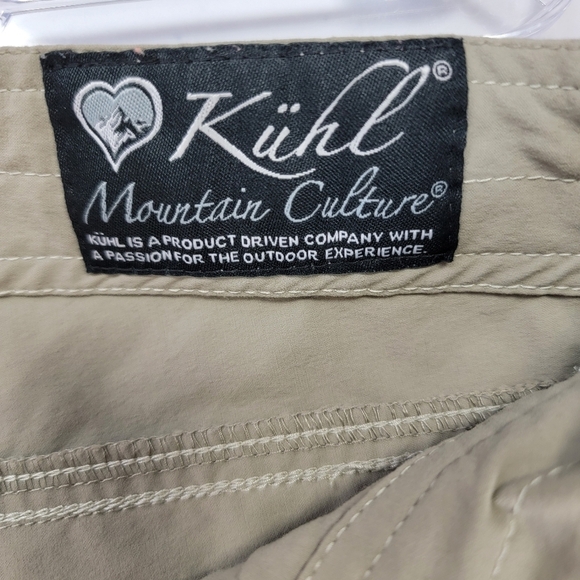 Kuhl Tan/Khaki Horizon Convertible Hiking Outdoor Active Pants/Shorts Sz 6 Short - Picture 13 of 16